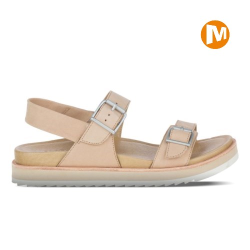 Merrell Juno Buckle Backstrap Sandalen Damen Beige [DE-TWCOU]